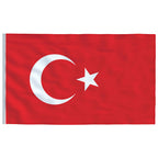 vidaXL Flagge der Türkei 90 x 150 cm