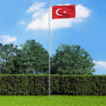 vidaXL Flagge der Türkei 90 x 150 cm