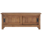 vidaXL TV-Schrank 90×30×35 cm Massivholz Teak