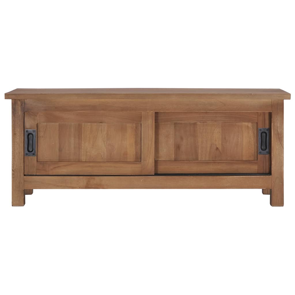 vidaXL TV-Schrank 90×30×35 cm Massivholz Teak