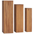 vidaXL 3-tlg. Pflanzenständer-Set Massivholz Teak