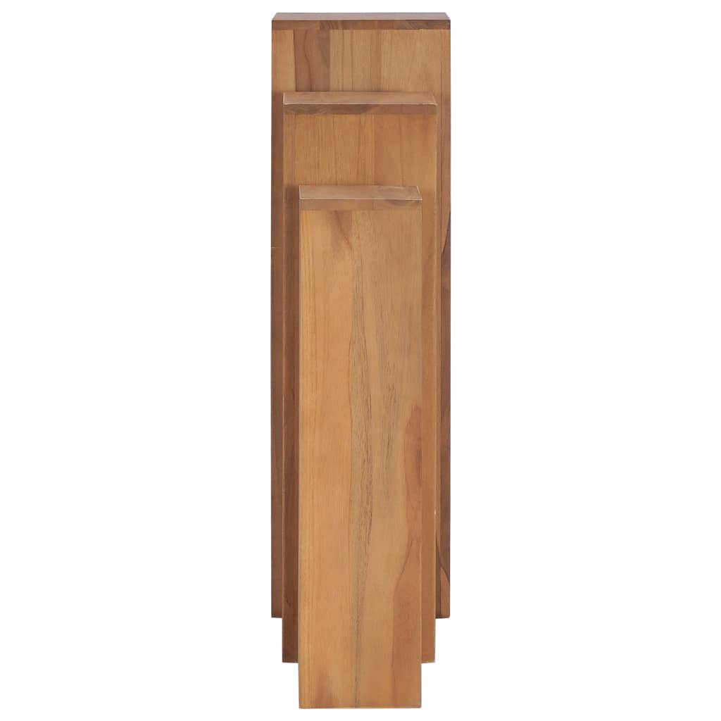 vidaXL 3-tlg. Pflanzenständer-Set Massivholz Teak
