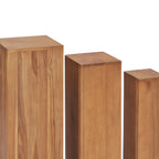 vidaXL 3-tlg. Pflanzenständer-Set Massivholz Teak