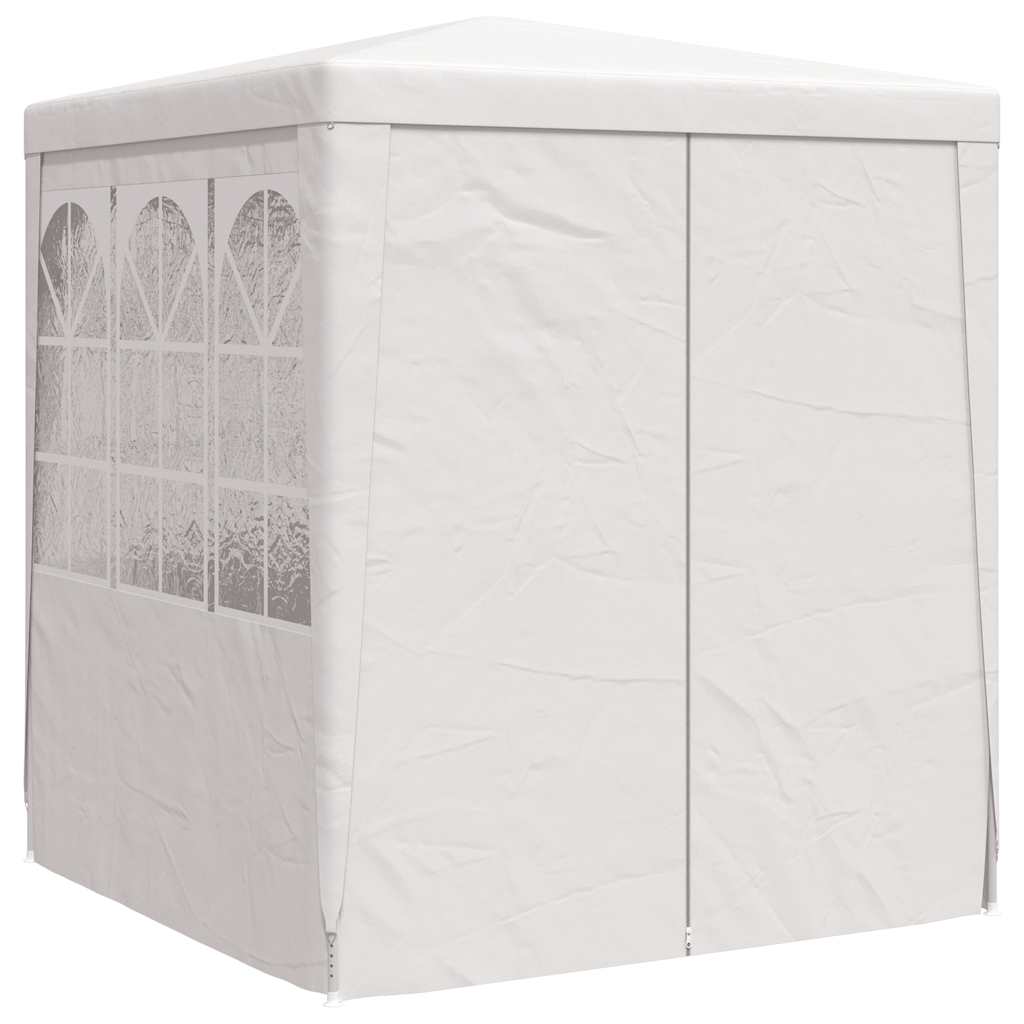 vidaXL Profi-Partyzelt mit Seitenwänden 2×2m Weiß 90 g/m²