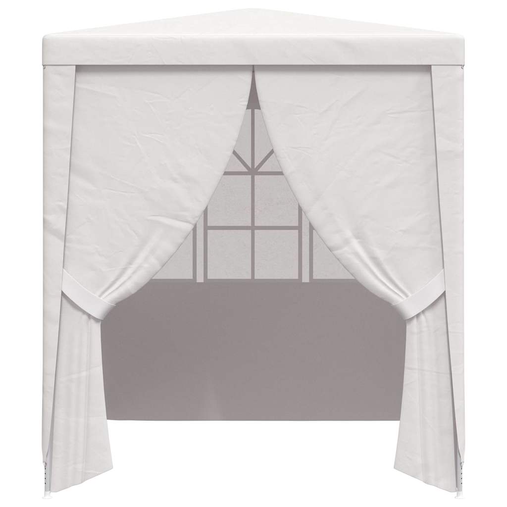 vidaXL Profi-Partyzelt mit Seitenwänden 2×2m Weiß 90 g/m²