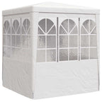 vidaXL Profi-Partyzelt mit Seitenwänden 2×2m Weiß 90 g/m²