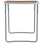 vidaXL Klappbarer Campingtisch mit Metallrahmen 80 x 60 cm