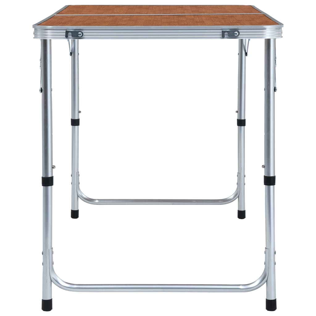vidaXL Klappbarer Campingtisch Aluminium 120 x 60 cm