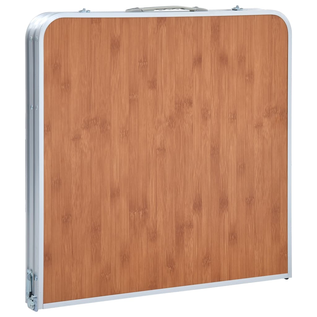 vidaXL Klappbarer Campingtisch Aluminium 120 x 60 cm