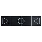 vidaXL Klappbarer Bier-Pong-Tisch 240 cm Schwarz