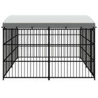 vidaXL Outdoor-Hundezwinger mit Überdachung 300x300x210 cm