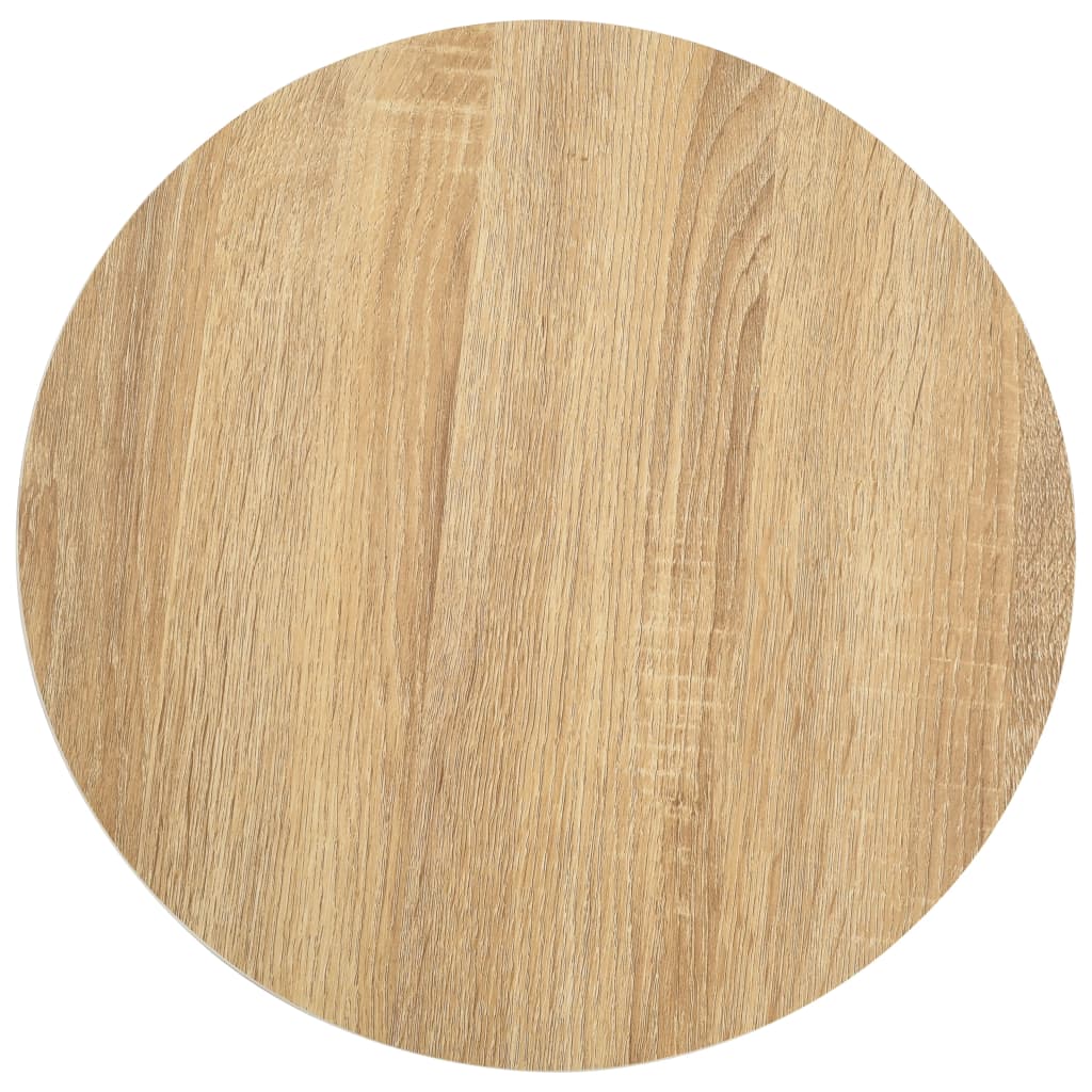 vidaXL Bistrotisch Hellbraun 40 cm MDF