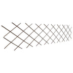 vidaXL Weidenzaun-Rankgitter 5 Stk. 180×60 cm