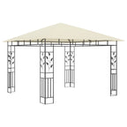 vidaXL Pavillon mit Moskitonetz 3x3x2,73 m Creme 180 g/m²