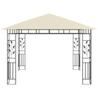 vidaXL Pavillon mit Moskitonetz 3x3x2,73 m Creme 180 g/m²