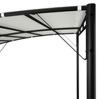 vidaXL Garten-Sonnenschutz 3x3x2,55 m Cremeweiß