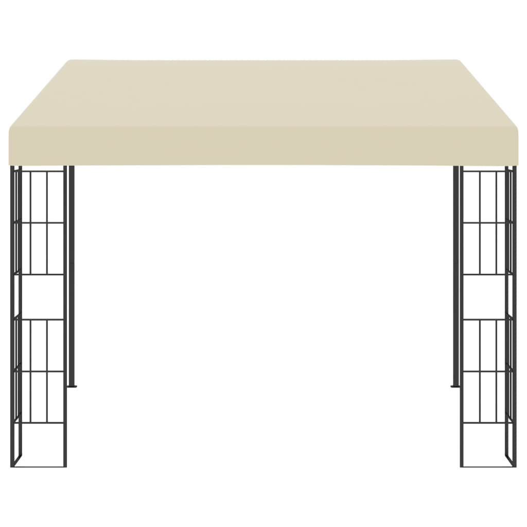 vidaXL Wand-Pavillon 3x3 m Creme Stoff