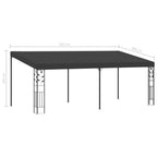 vidaXL Wand-Pavillon 6x3x,5 m Anthrazit