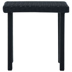 vidaXL Garten-Beistelltisch Braun 40×40×40 cm Poly Rattan