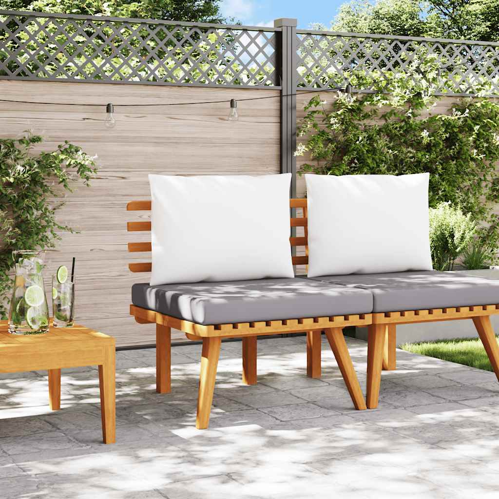 vidaXL Gartenstuhl mit Kissen Massivholz Akazie
