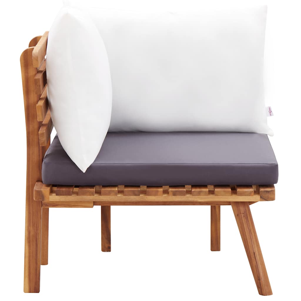 vidaXL 6-tlg. Garten-Lounge-Set Massivholz Akazie