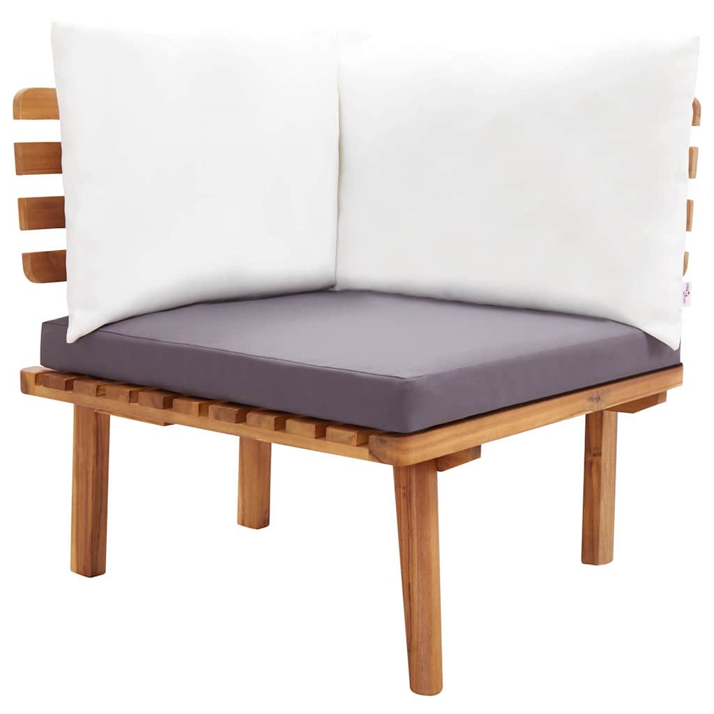 vidaXL 6-tlg. Garten-Lounge-Set Massivholz Akazie