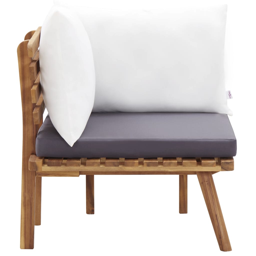 vidaXL 5-tlg. Garten-Lounge-Set Massivholz Akazie