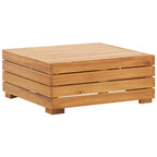 vidaXL Modular-Fußhocker 1 Stk. mit Auflage Massivholz Akazie