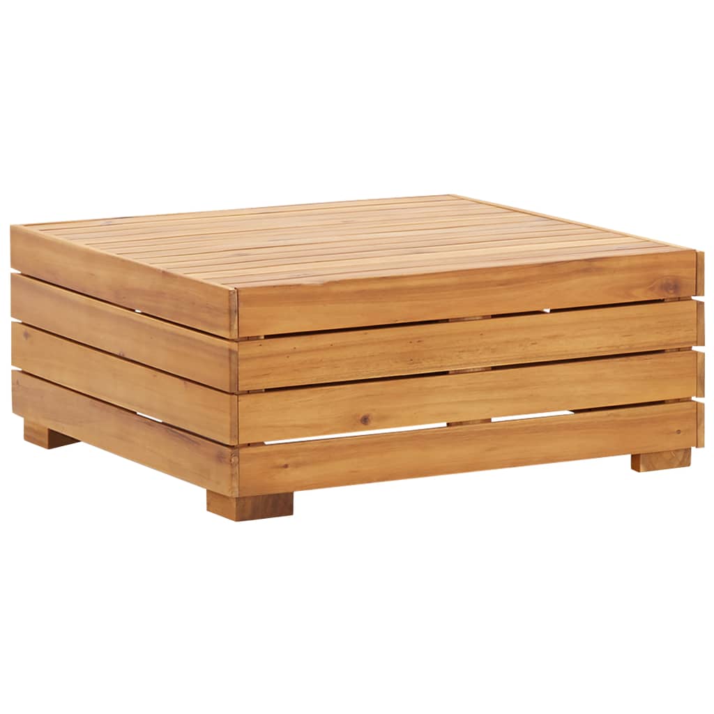 vidaXL Modular-Fußhocker 1 Stk. mit Auflage Massivholz Akazie