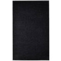 vidaXL Türmatte Schwarz PVC