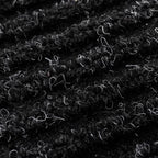 vidaXL Türmatte Schwarz PVC