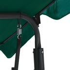 vidaXL Hollywoodschaukel Grün 170×110×153 cm Stoff