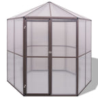 vidaXL Gewächshaus Aluminium 240×211×232 cm