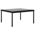 vidaXL 6-tlg. Garten-Lounge-Set mit Auflagen Schwarz PVC