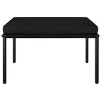 vidaXL 8-tlg. Garten-Lounge-Set mit Auflagen Schwarz PVC