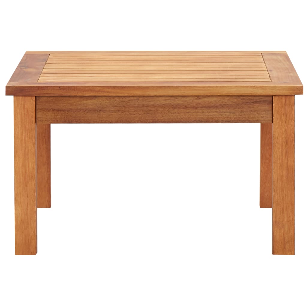 vidaXL Garten-Couchtisch 60x60x36 cm Massivholz Akazie