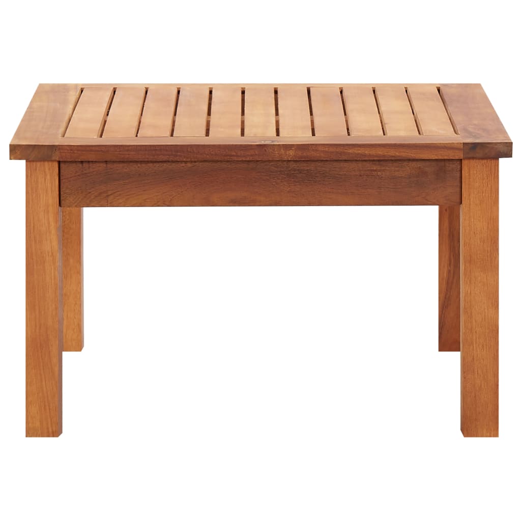 vidaXL Garten-Couchtisch 60x60x36 cm Massivholz Akazie