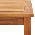 vidaXL Garten-Couchtisch 60x60x36 cm Massivholz Akazie
