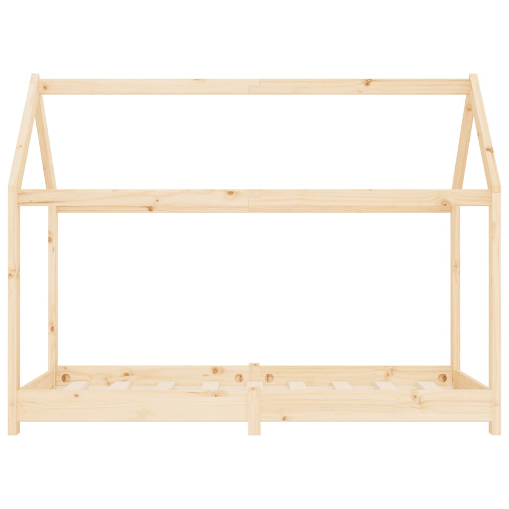 vidaXL Kinder-Bettgestell Massivholz Kiefer 70 x 140 cm