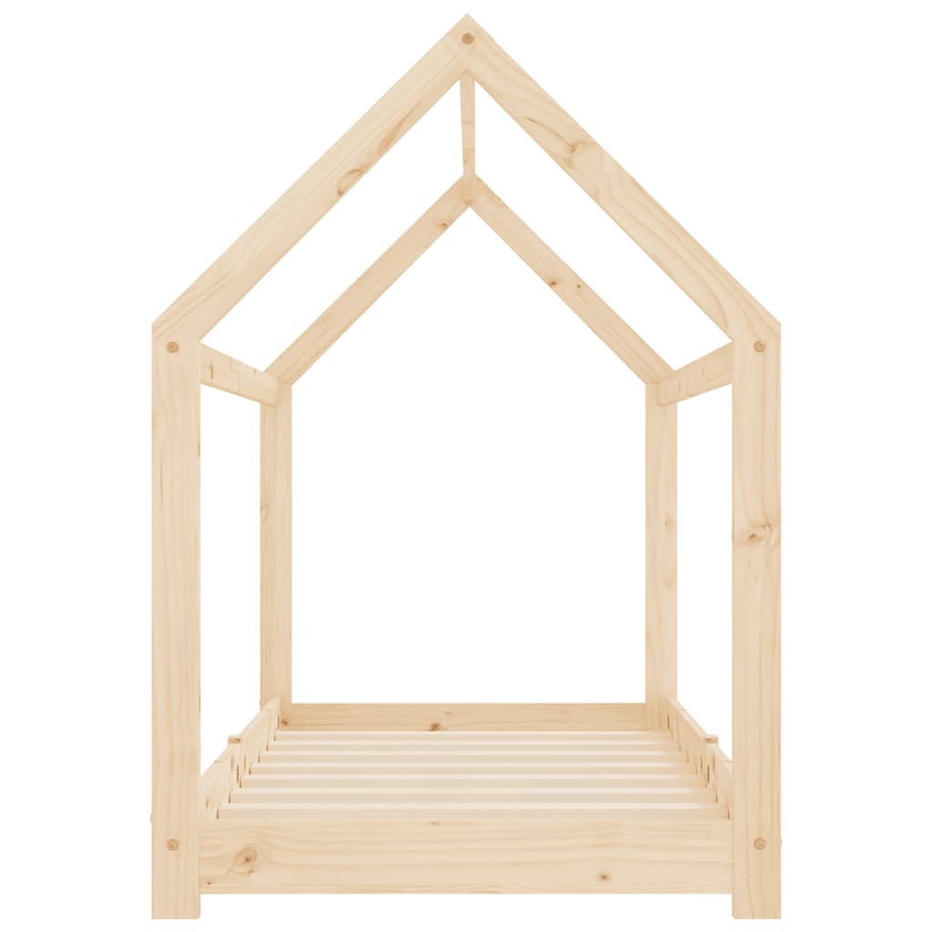 vidaXL Kinder-Bettgestell Massivholz Kiefer 70 x 140 cm