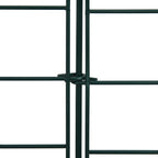 vidaXL Gartenzaun Set 77,5x64 cm Grün