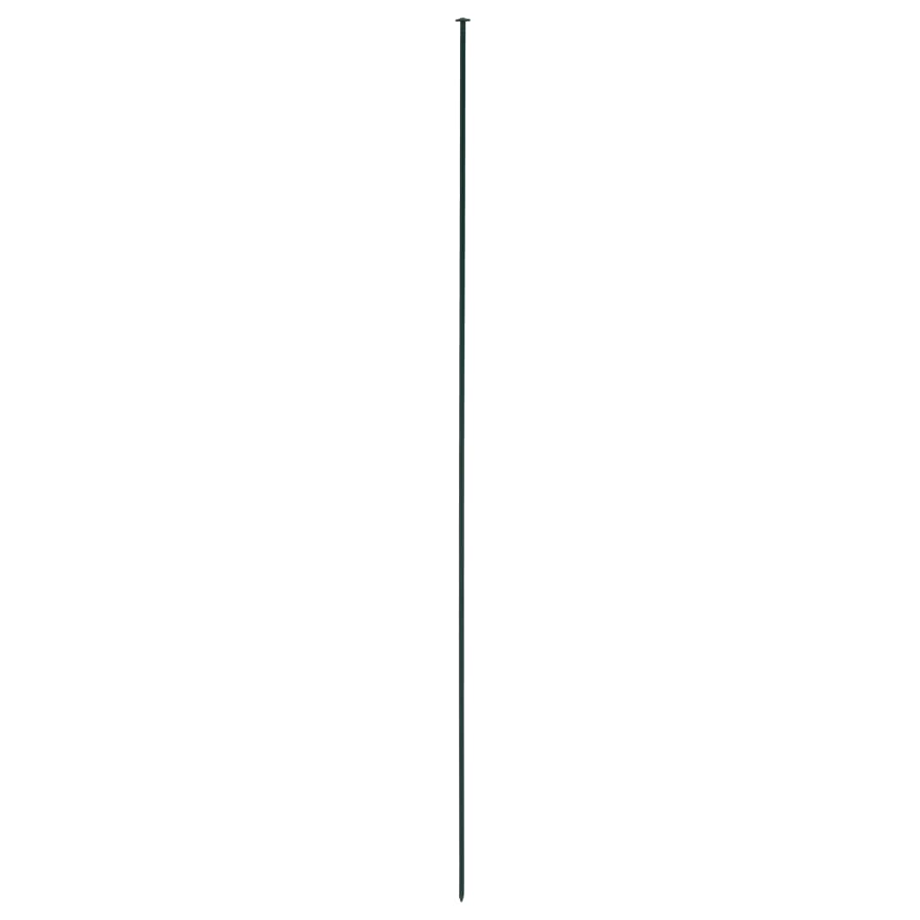 vidaXL Gartenzaun Set Konkav 77,5x64 cm Grün