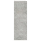 vidaXL Sideboard mit 6 Schubladen Betongrau 50x34x96 cm Holzwerkstoff