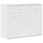 vidaXL Sideboard Hochglanz-Weiß 88x30x70 cm Holzwerkstoff