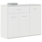 vidaXL Sideboard Hochglanz-Weiß 88x30x70 cm Holzwerkstoff