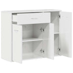 vidaXL Sideboard Hochglanz-Weiß 88x30x70 cm Holzwerkstoff