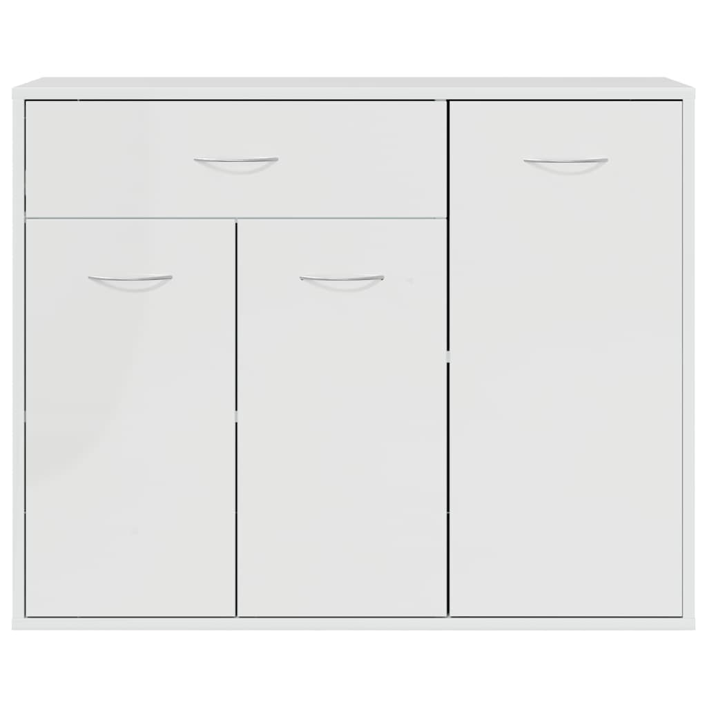 vidaXL Sideboard Hochglanz-Weiß 88x30x70 cm Holzwerkstoff