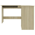 vidaXL Eckschreibtisch L-Form Sonoma-Eiche 120x140x75 cm Holzwerkstoff