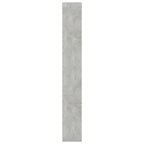vidaXL Bücherregal 5 Fächer Betongrau 40x24x175 cm Holzwerkstoff