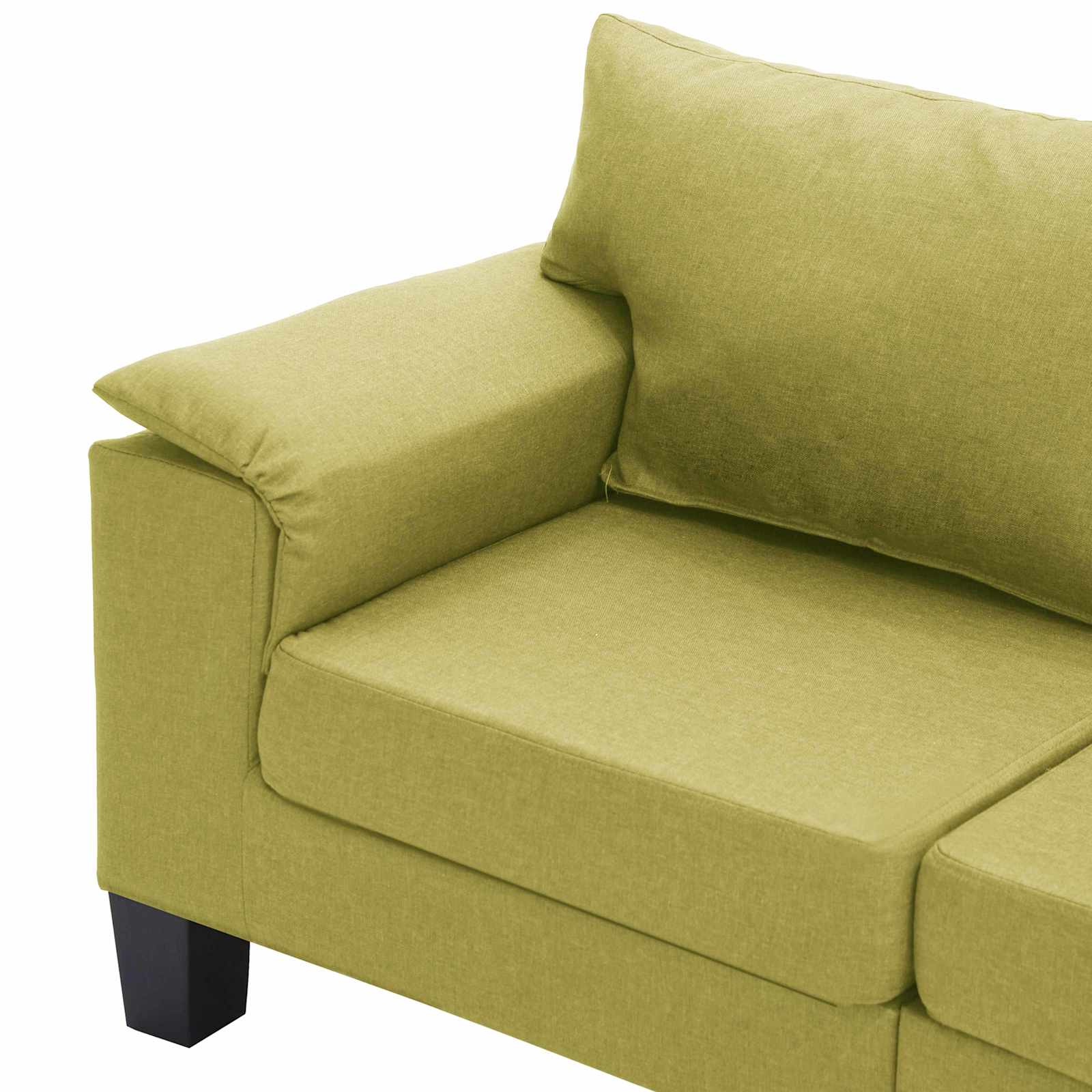 vidaXL Sofa Grün Stoff